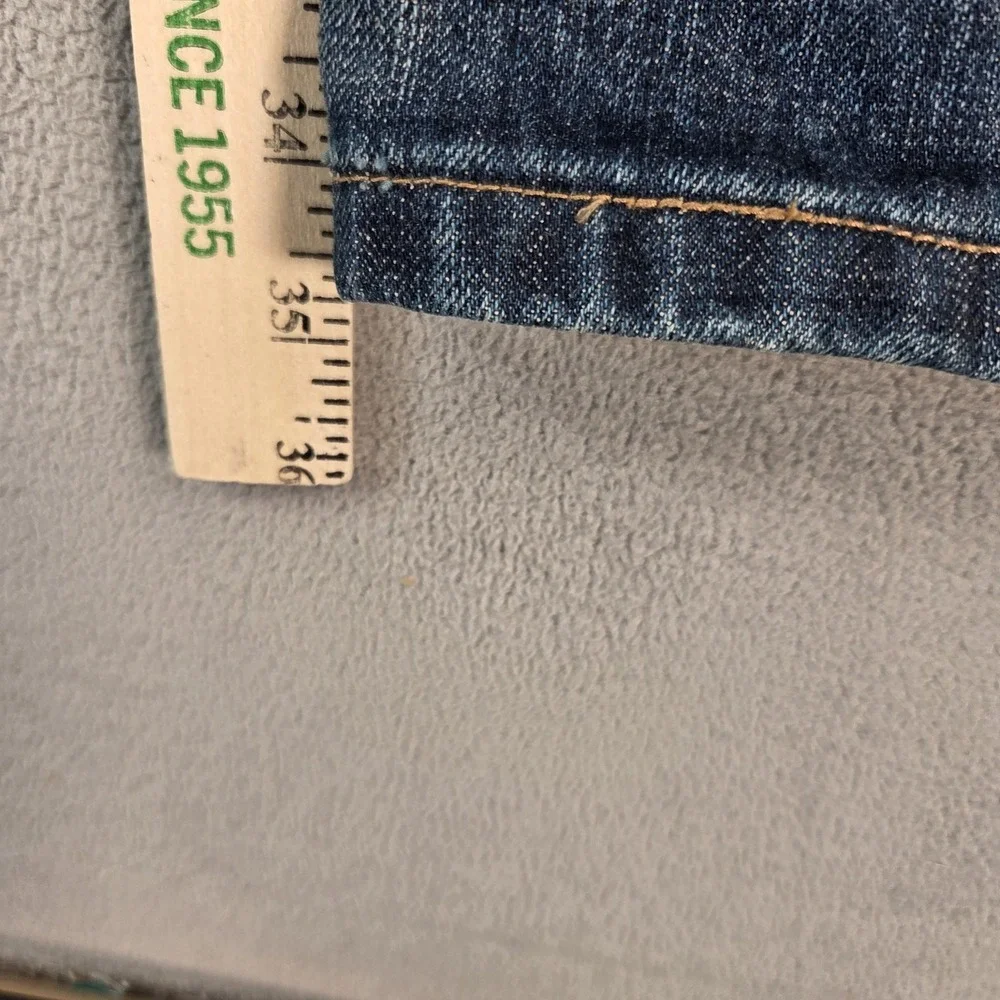 Levi's Jeans Mens Blue Denim Selvedge‎ Straight Leg Two Horse Fits 30x34 Altered