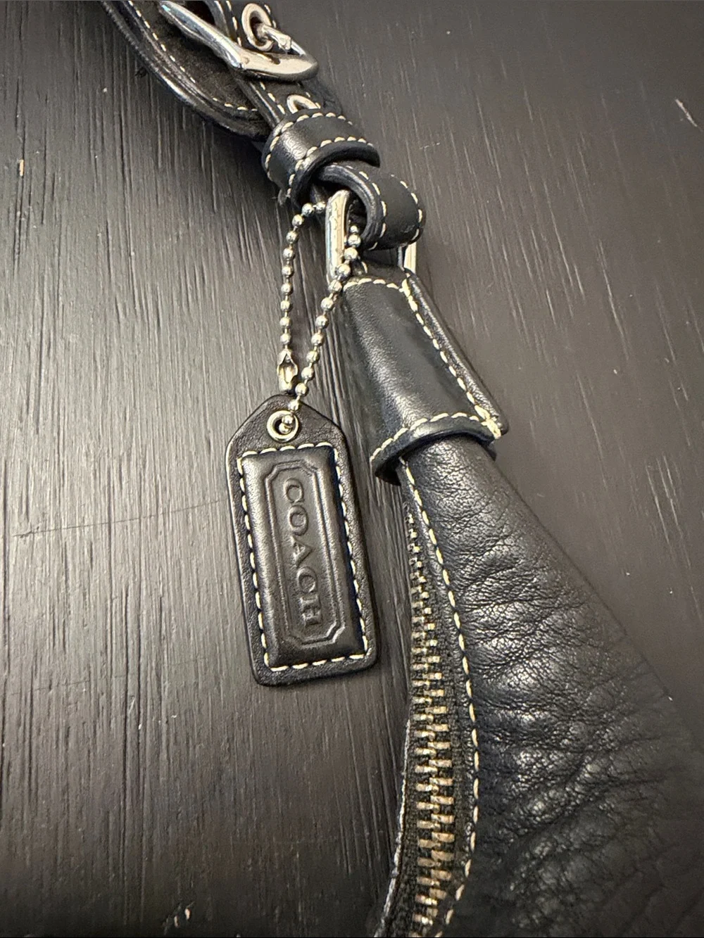 Coach pebbled leather