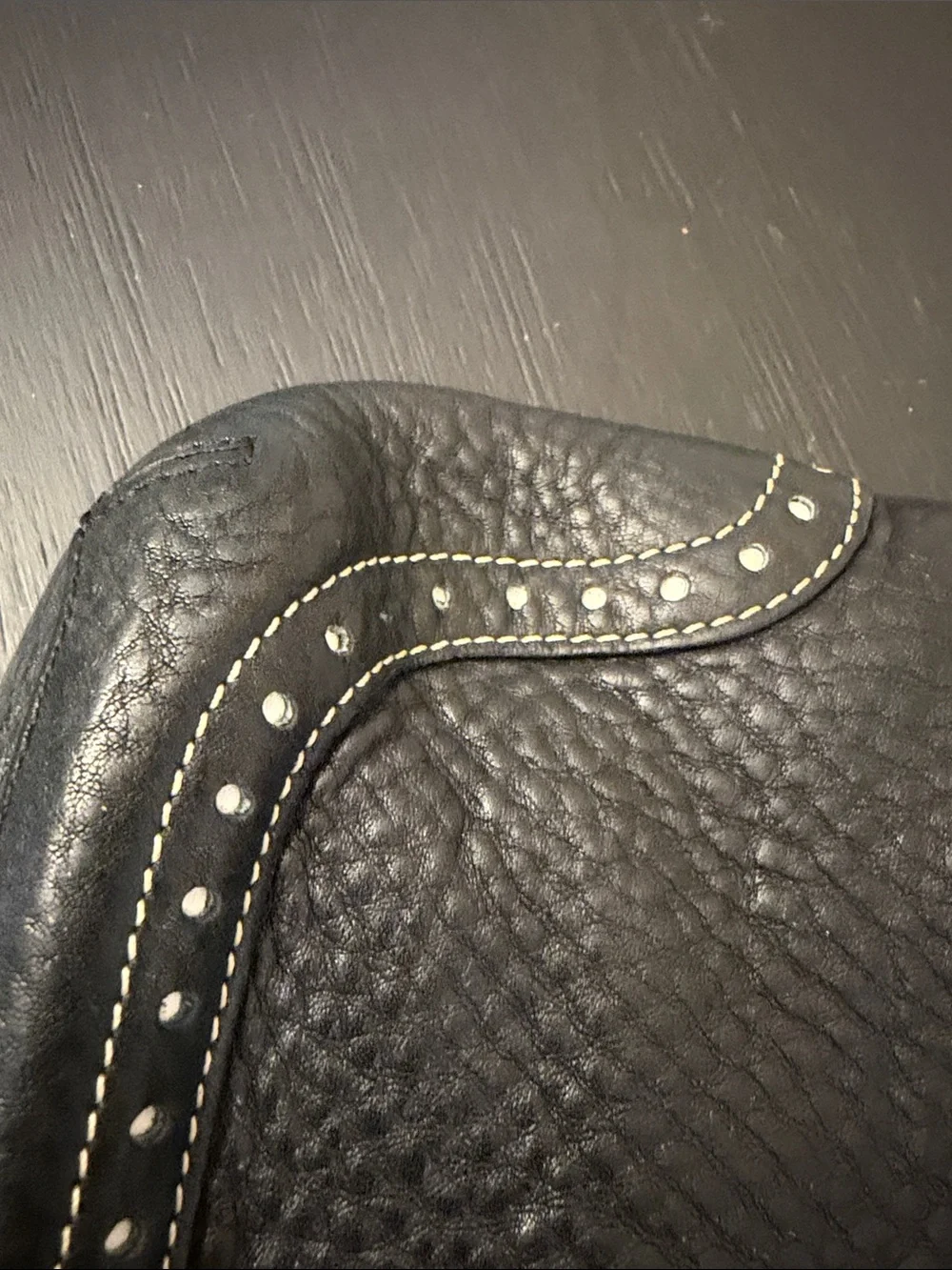 Coach pebbled leather