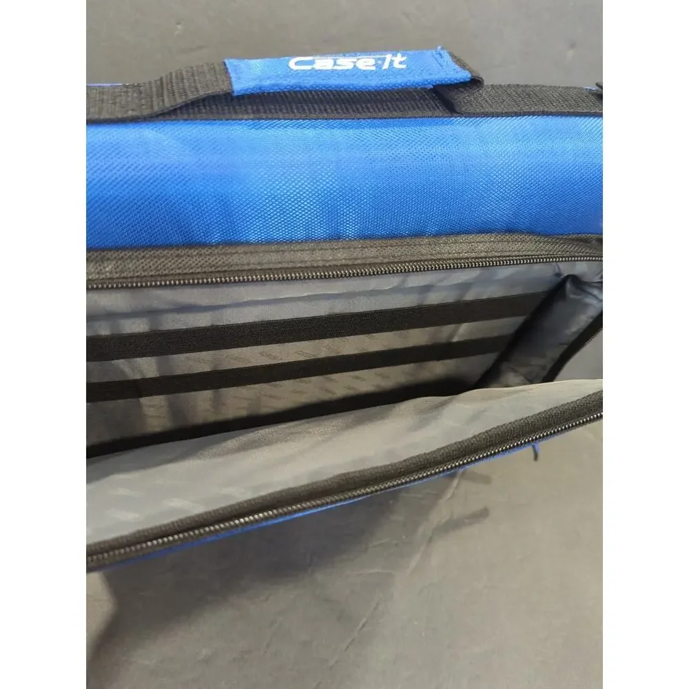 Case-it The Universal Zipper Binder‎ - 2 Inch O-Rings Padded Pocket