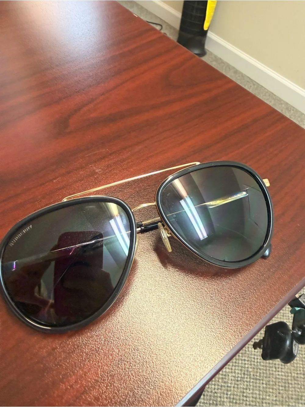 Burberry lenses temple