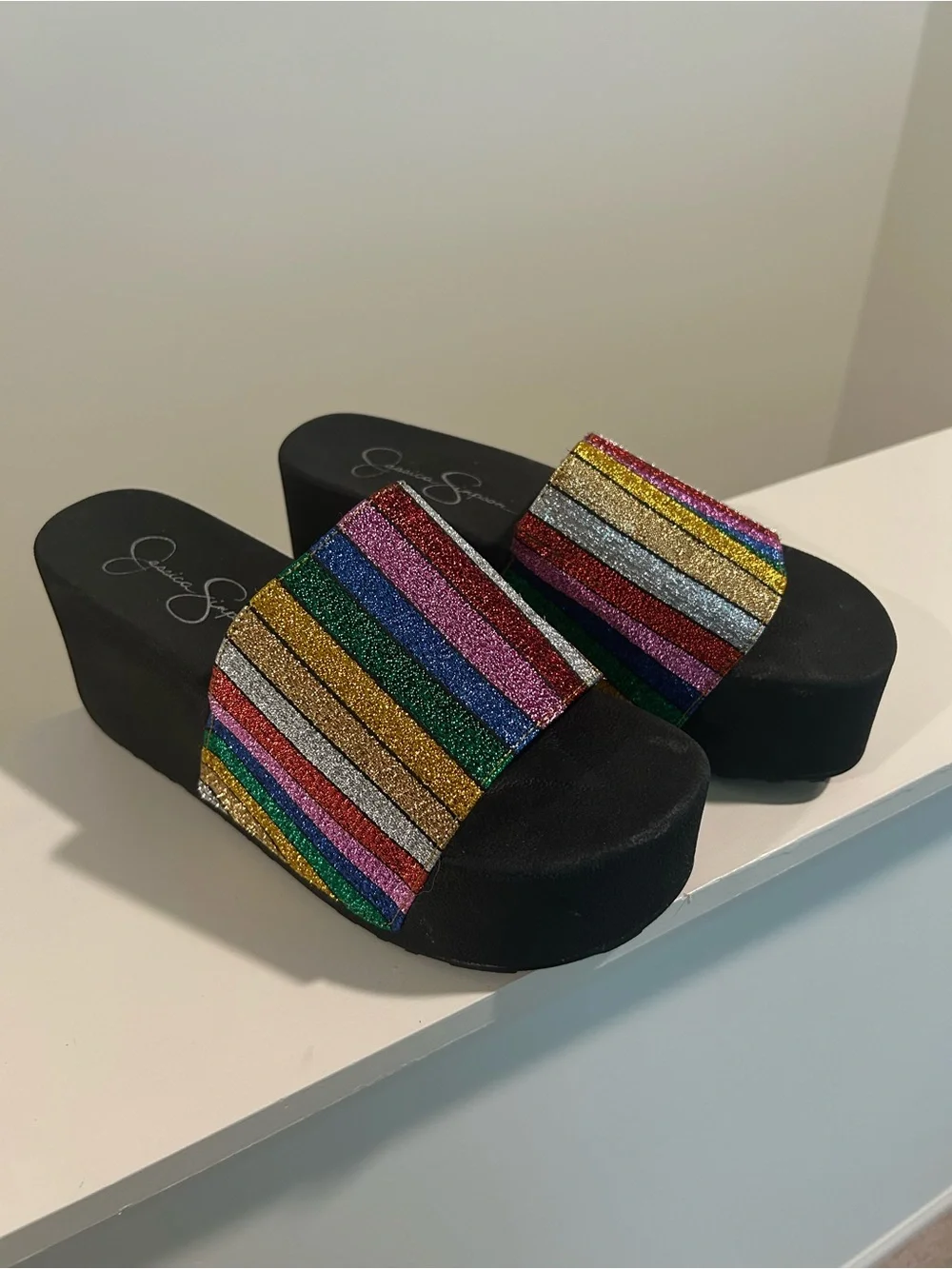 Jessica Simpson sparkling multicolor