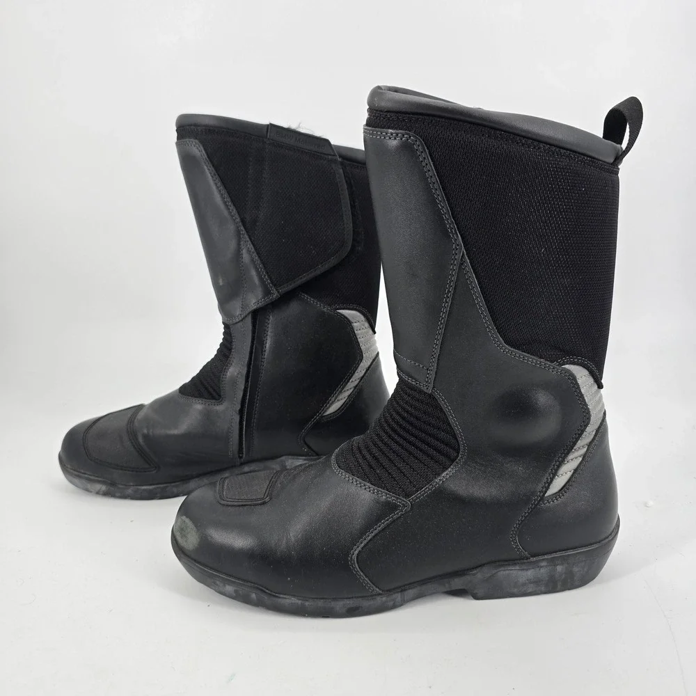 BMW Motorrad Allround Mens 12 Boots Black Leather Motorcycle Touring 7031/G DE