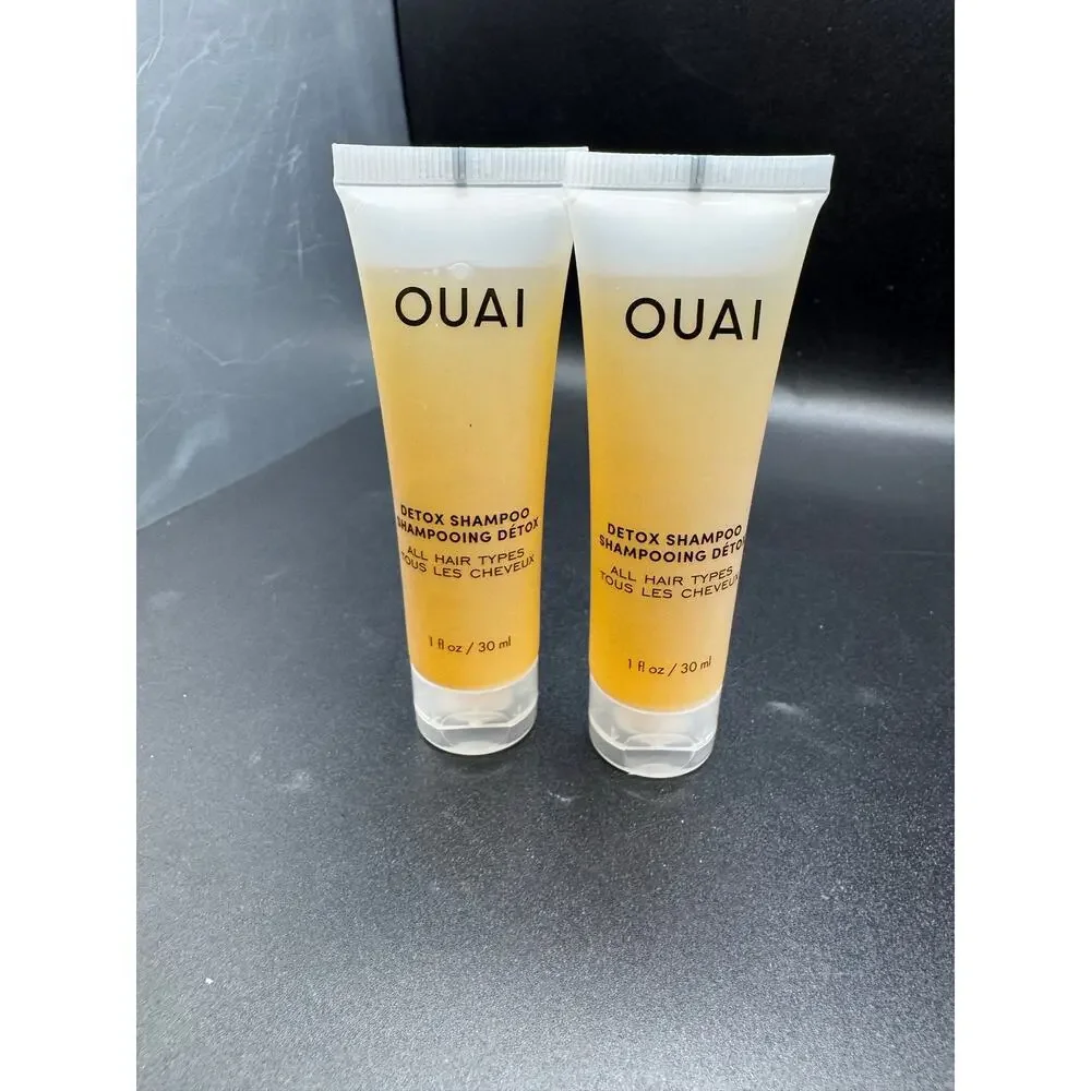 NWT OUAI Detox Shampoo Set of 2- 1 oz each NO BOX