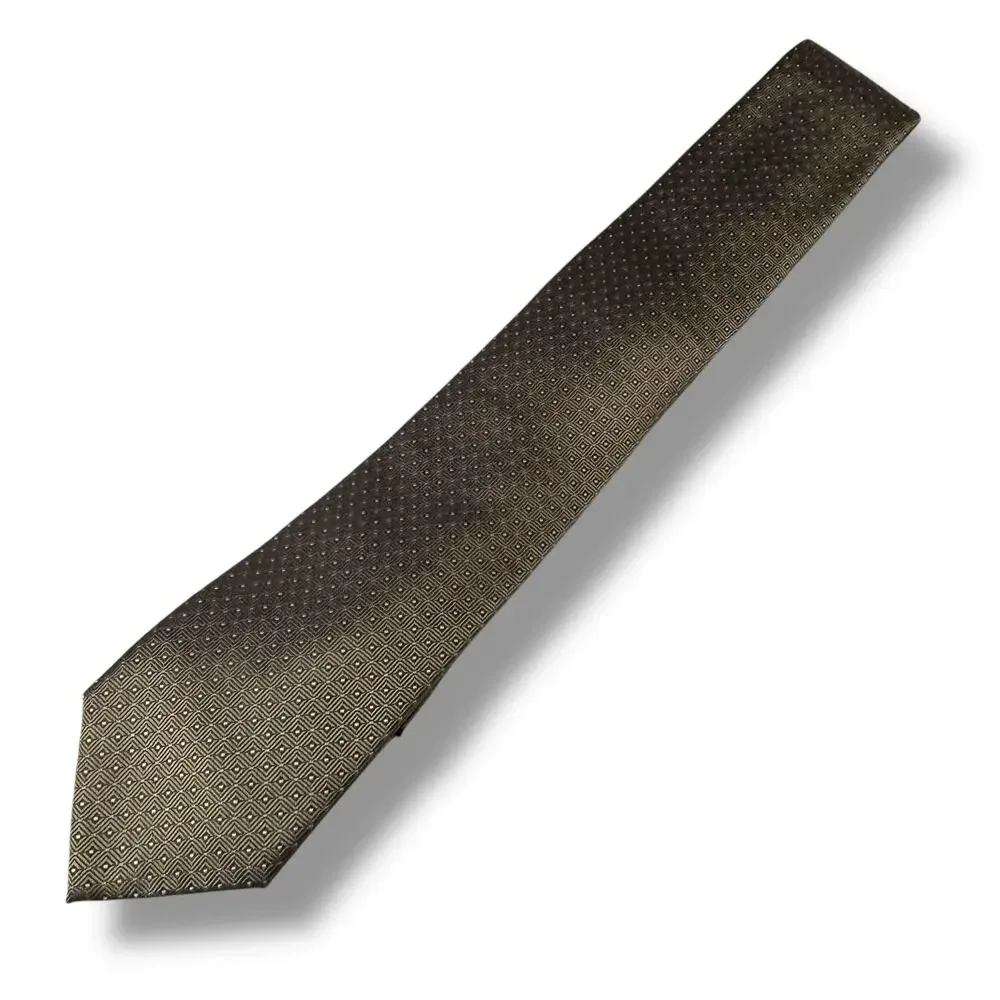 NWOT Michael Kors Tan Silk Blend Tie