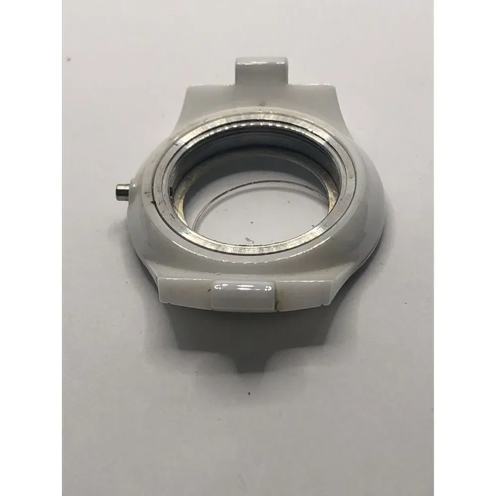 Michael Kors Watch Parts Case Only White Ceramic W/Crystal 30mm GY385