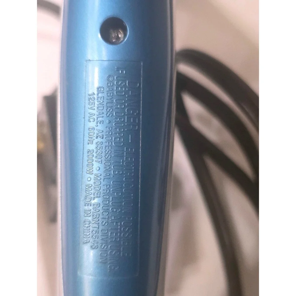 BaBylissPRO‎ Nano Titanium Blue Professional Hair Dryer 2000W BABNT5548