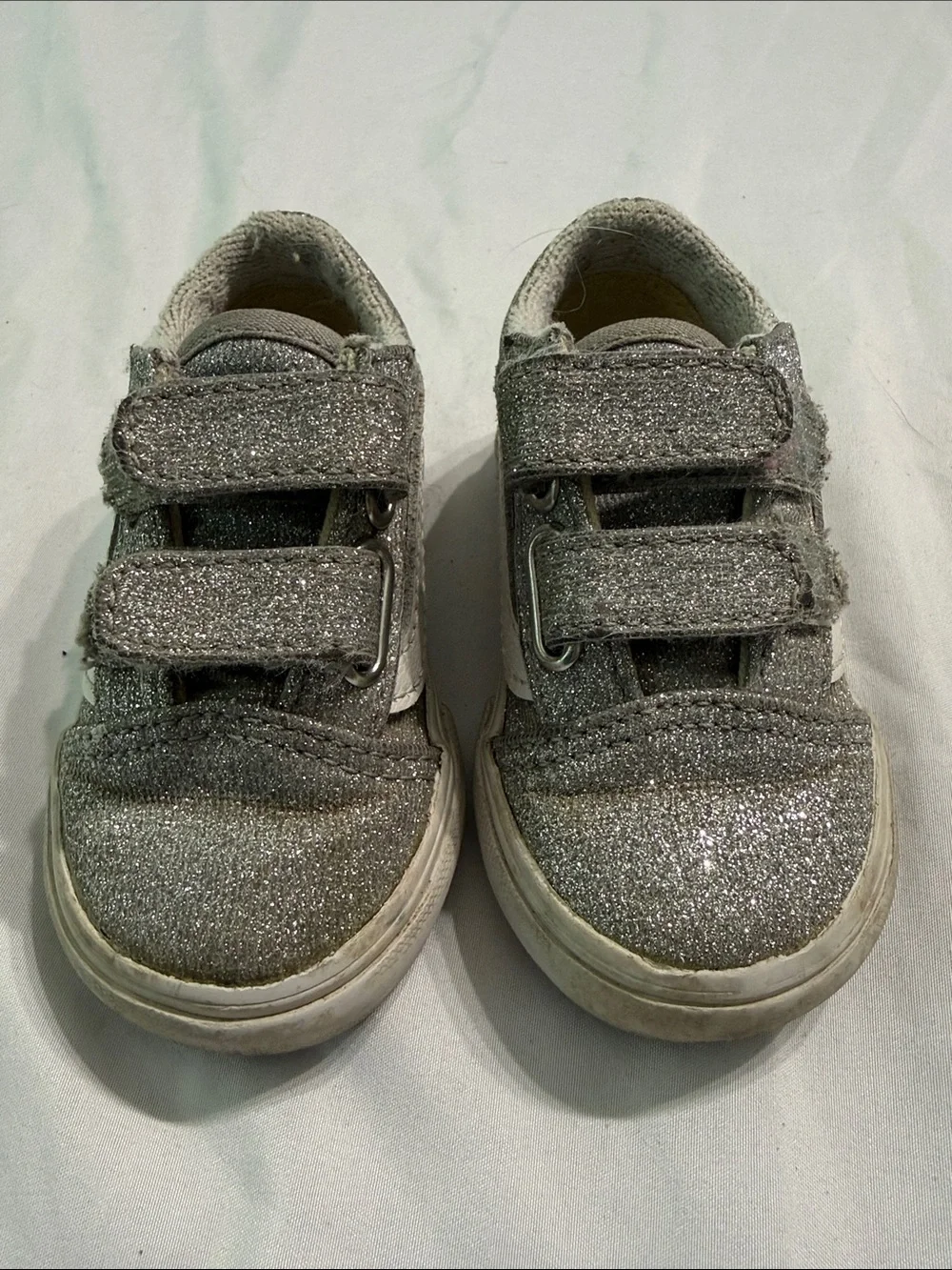 Vans sparkling silver