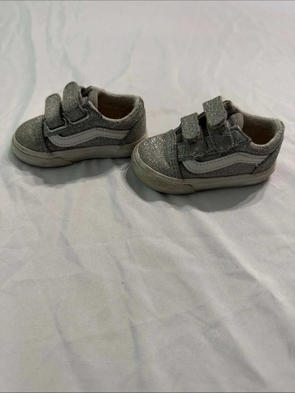 Vans sparkling silver