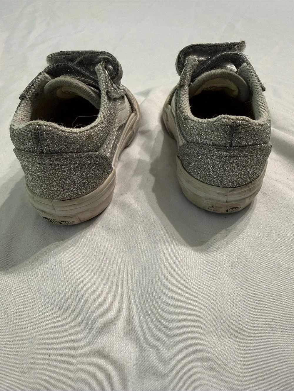 Vans sparkling silver