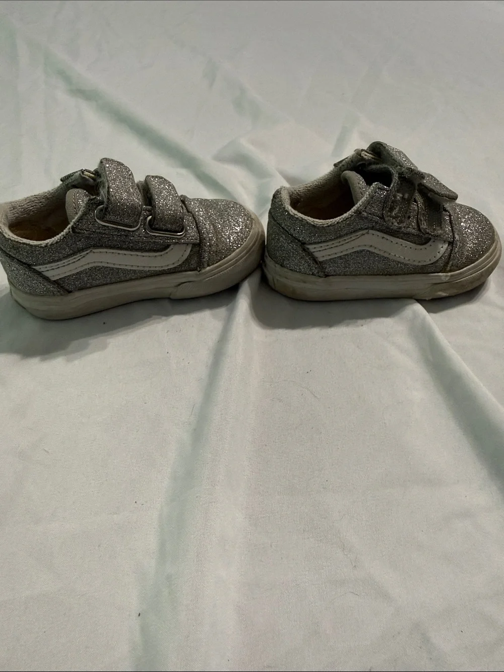 Vans sparkling silver