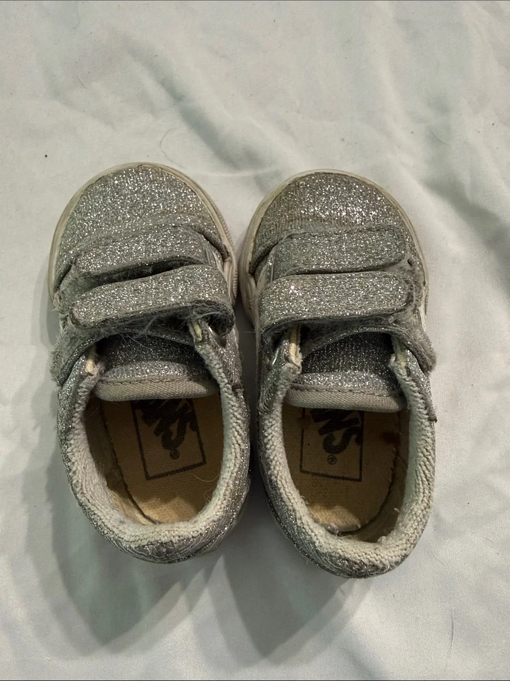 Vans sparkling silver