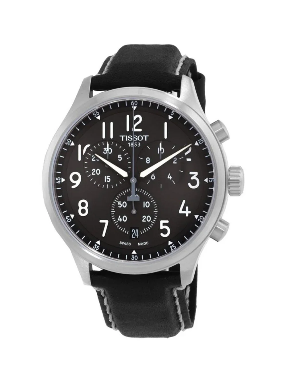 NWT Tissot Chrono XL Quartz Anthracite Dial Men's Watch