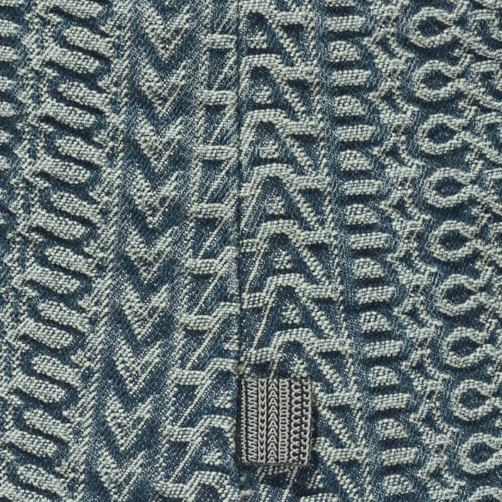 NEW! NWT! Marc Jacobs The Washed Monogram Denim Bucket Hat