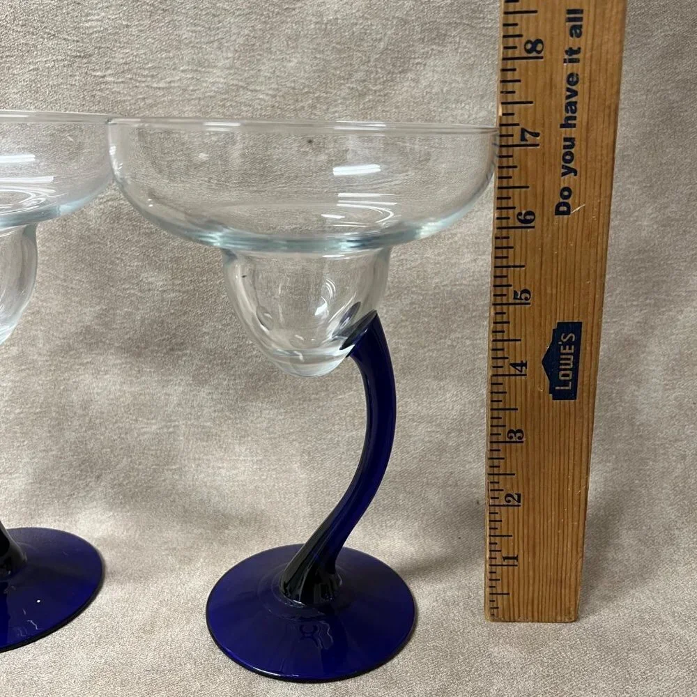 Libbey cobalt curved