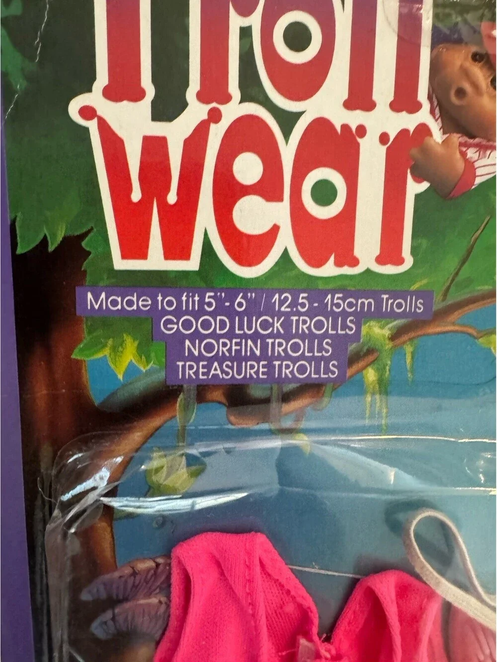 VTG Tosty Troll Wear Outfit Lot Ballerina & Pirate NOS 5-6” Troll Doll Clothes