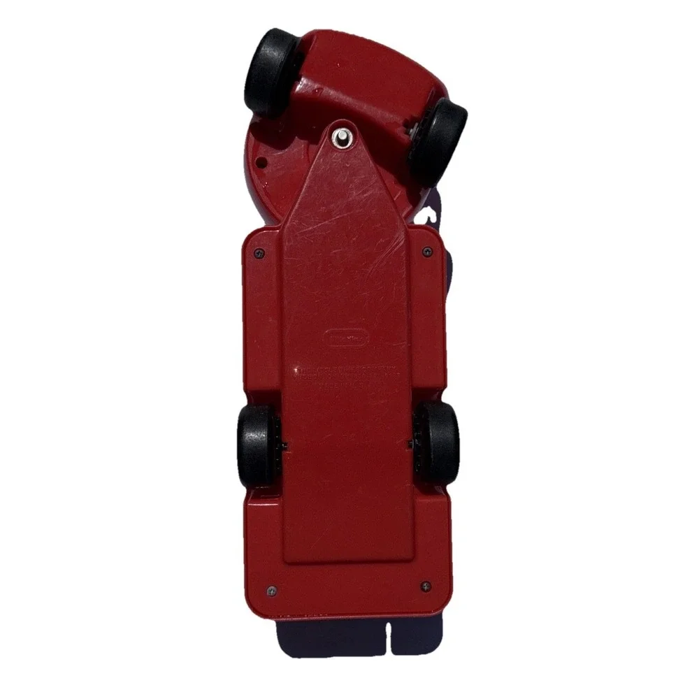 Little Tikes Red Fire‎ Truck Toy with White Pivoting Ladder and Yellow Hoses