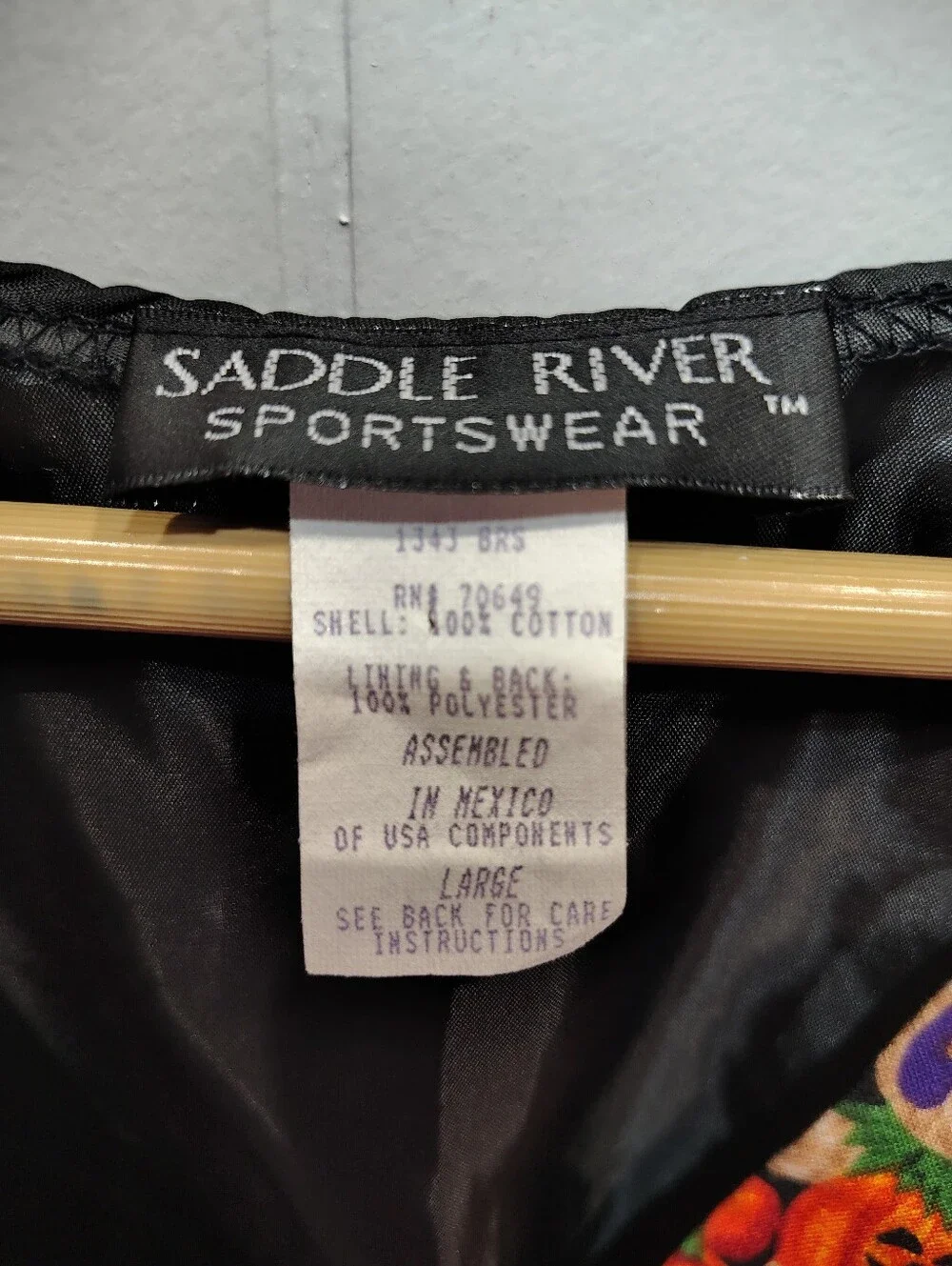 Saddle River Sportswear vintage 90s