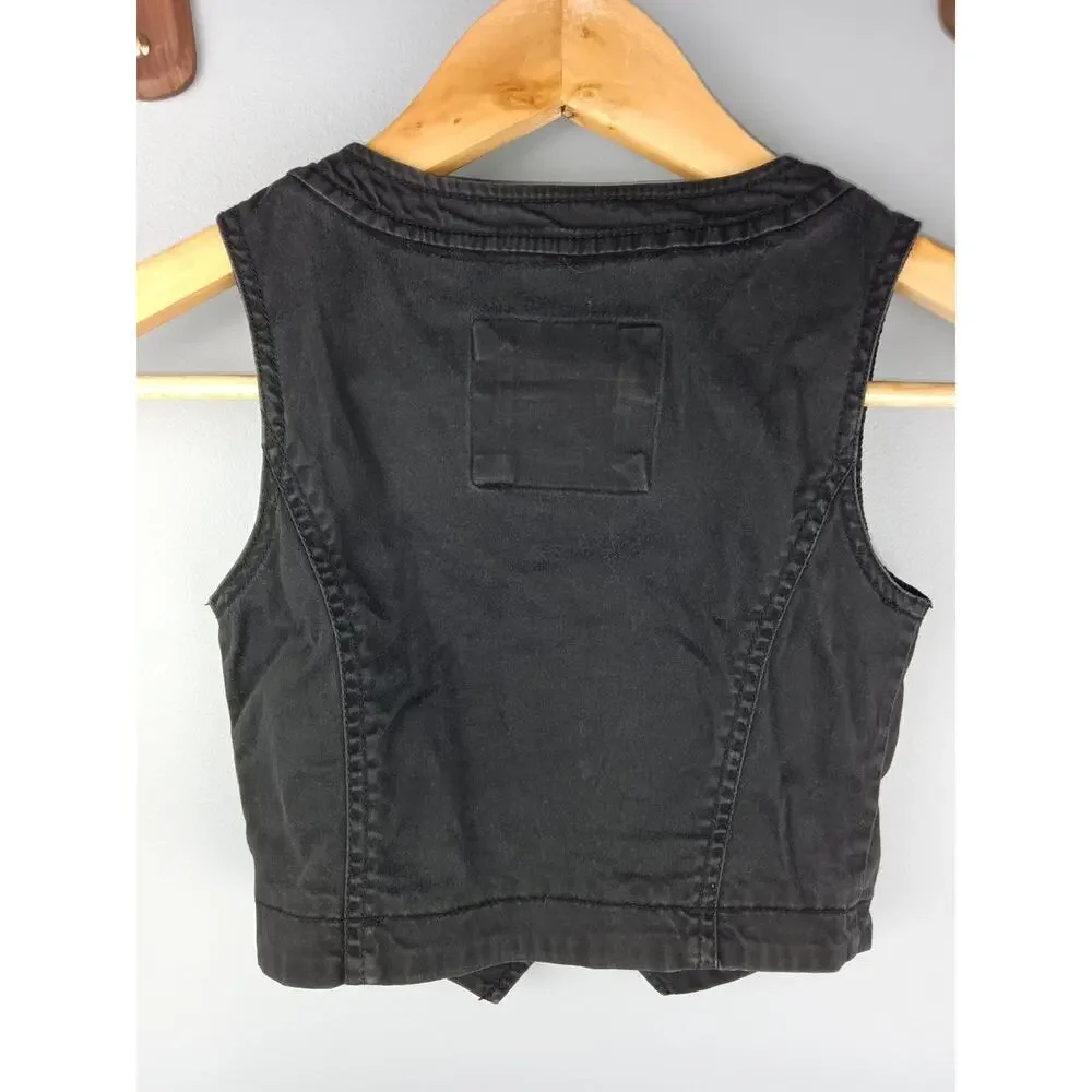 Justice sleeveless black