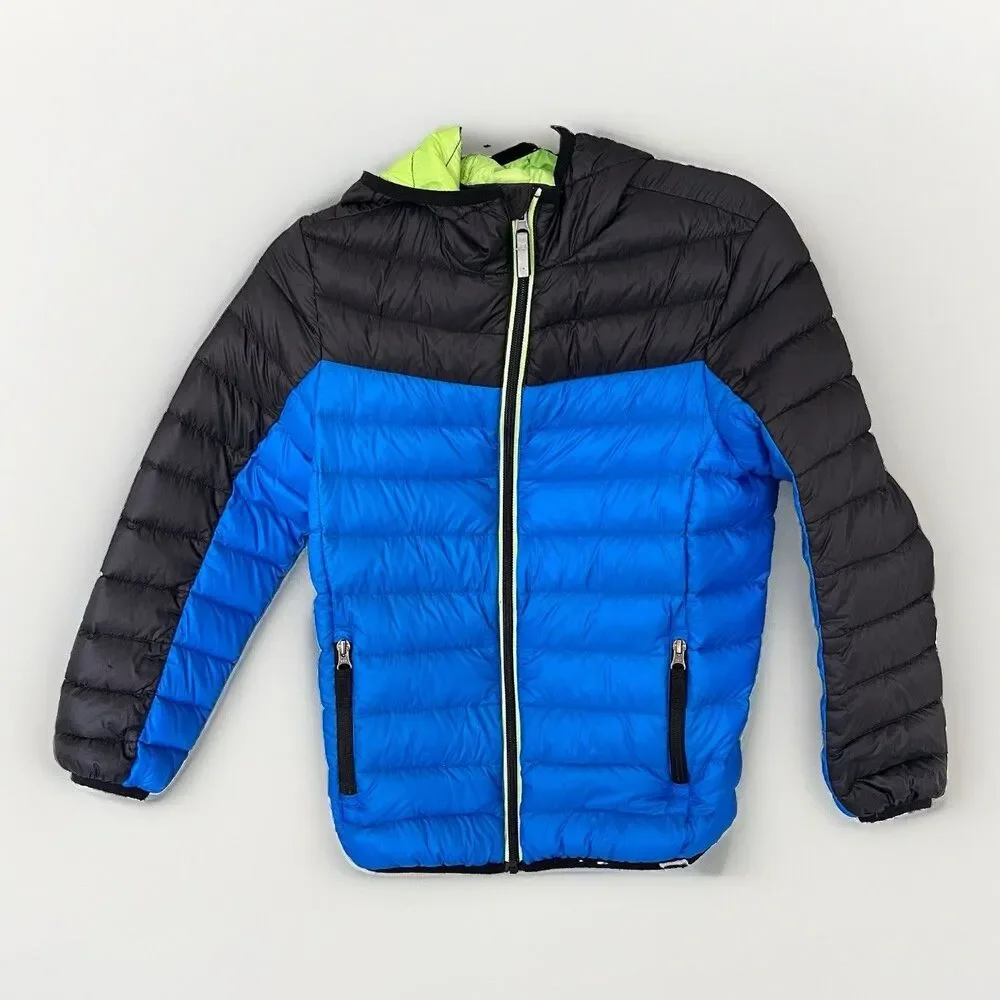 GERRY Fill Power 650 Youth Boys Size  10/12 Down Jacket Hooded Snow Warm Ski
