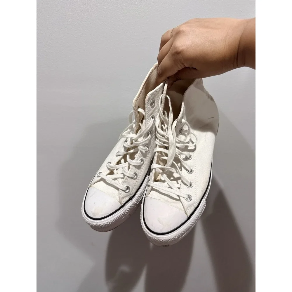 Converse Chuck‎ Taylor All Star Lift Platform High Top Women's 9 - White/Black Q