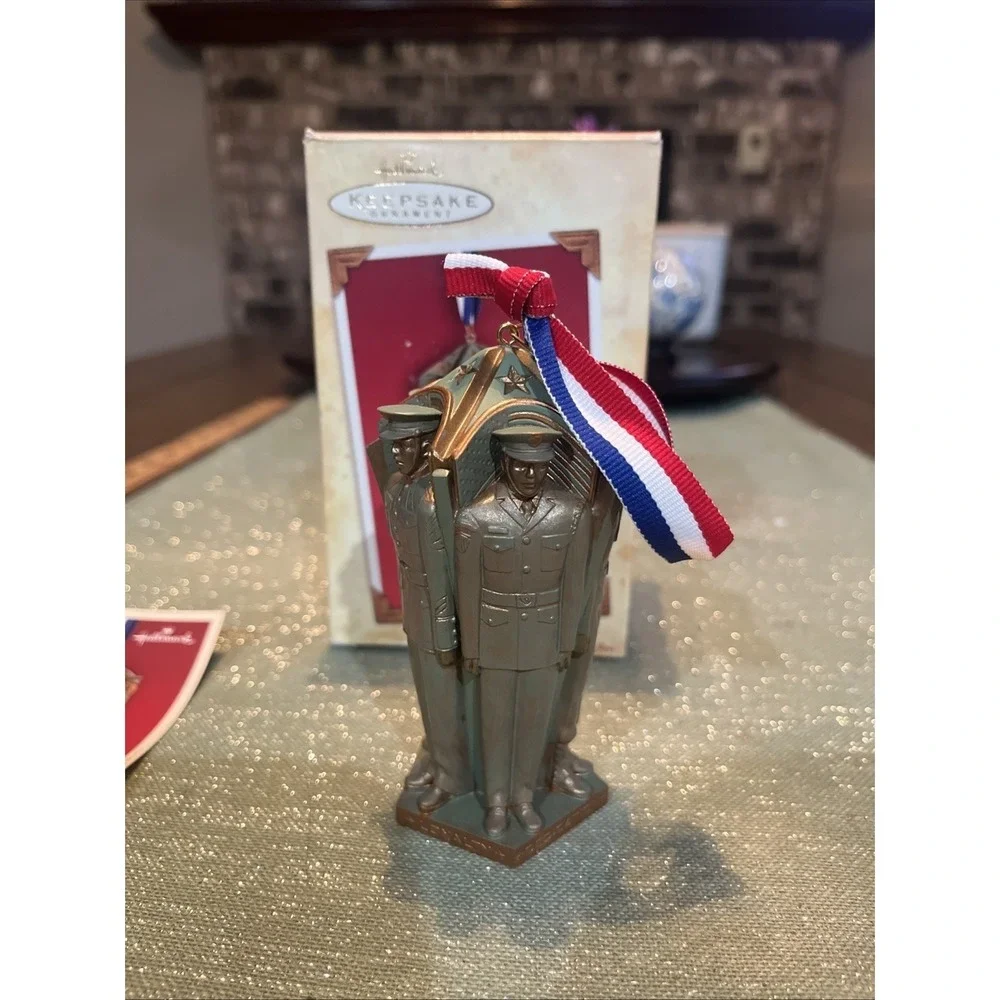 Hallmark 2004 Ornament Those Who Serve Military Army Navy Air Force Marines