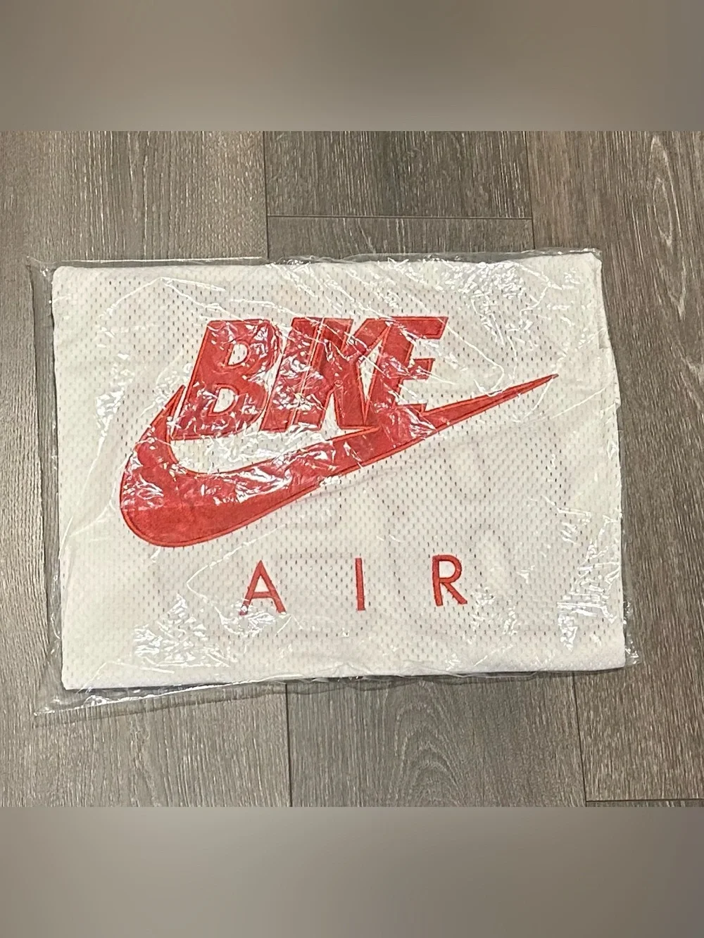 Nike Bike Air Jordan Black Tag with Red Jumpman Logo.