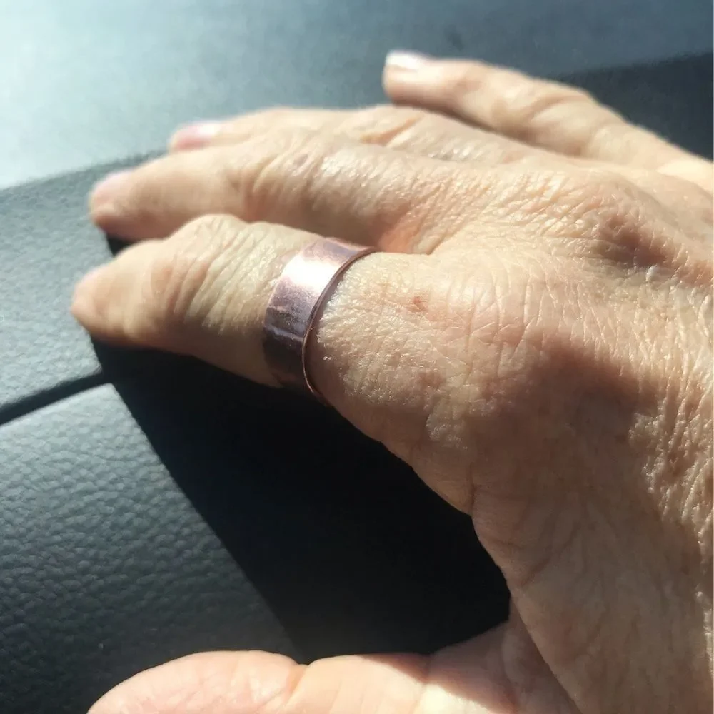 Copper Ring, Band, Adjustable, New