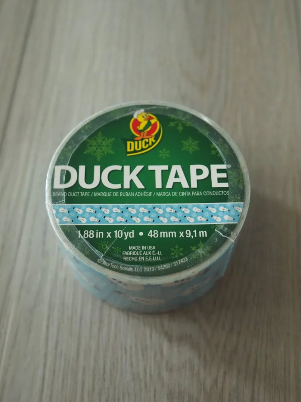 Duck Tape Snowman Duct Tape Roll Holiday Winter Christmas Craft 1.88” x 10 yd