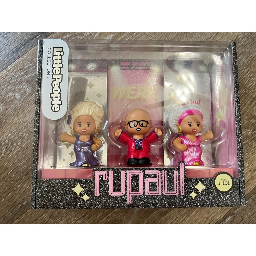 Fisher-Price Little People Collector RuPaul Set Multicolor HBT93 3pk