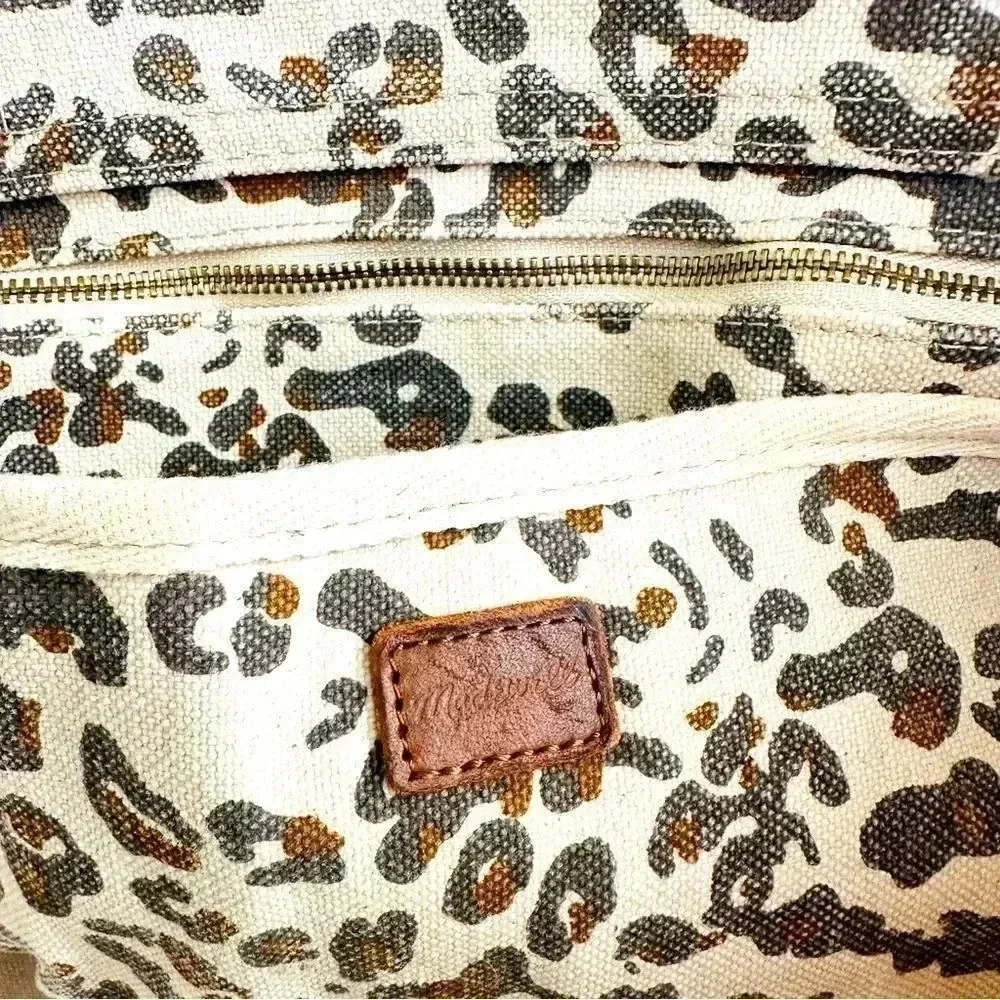 Madewell The Canvas Transport Tote Print Edition Cheetah/Leopard
