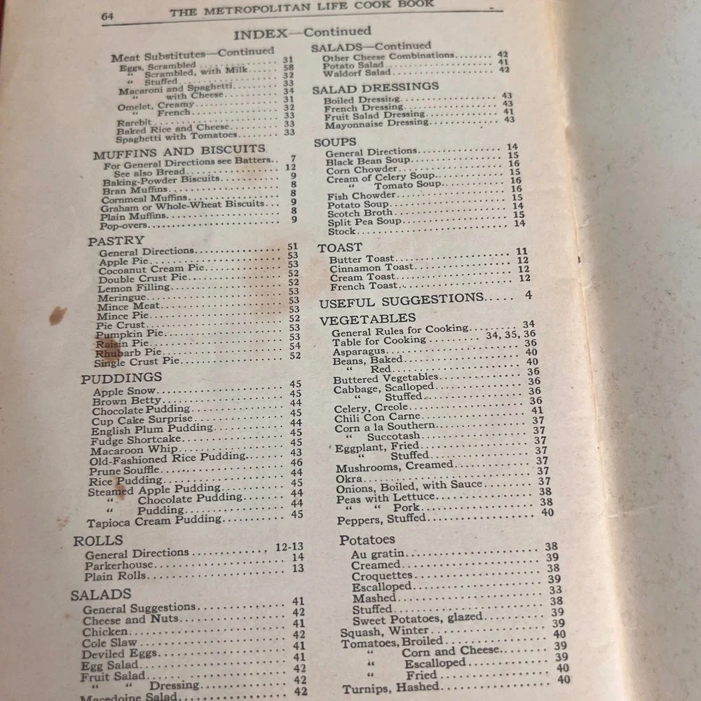 Metropolitan Life Insurance Company vintage metropolitan