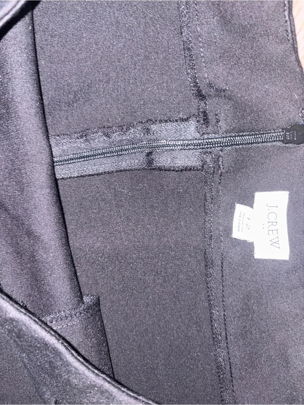 J.Crew Black Stretch Pencil Skirt - Size 12 // Only worn twice!