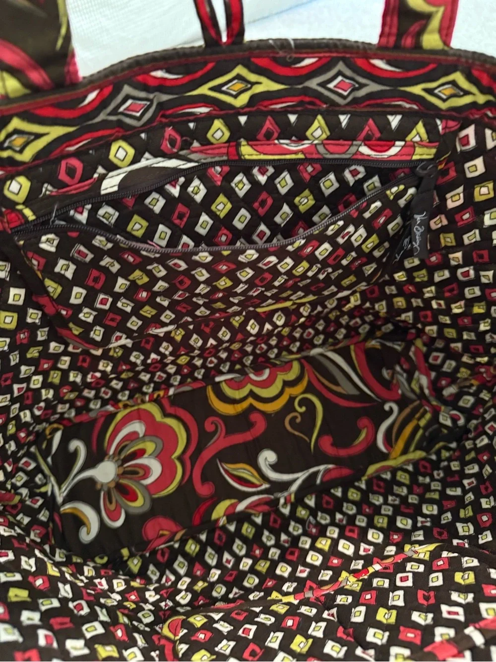 Vera Bradley Large Tic Tac Tote