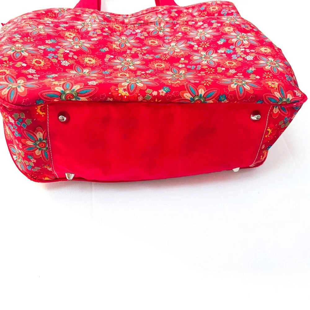 Hadaki Tennis Floral Tote Shoulder Bag