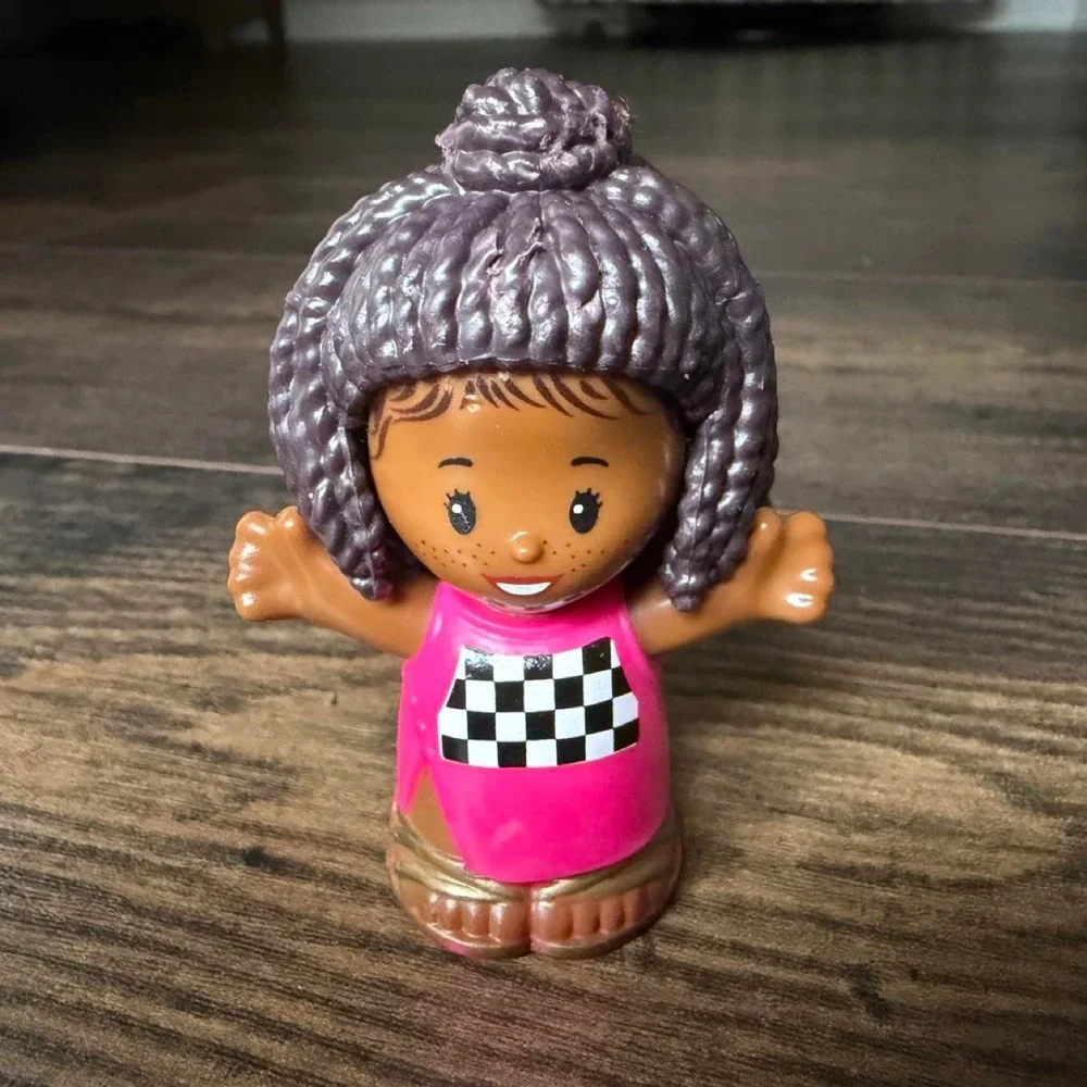 Fisher Price Little People Barbie Racecar Driver Figure