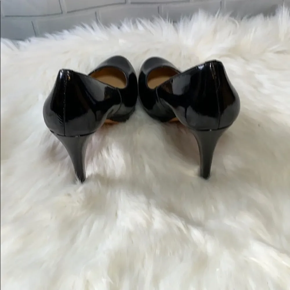 Circa Joan & David Luxe Black‎ Patent Platforms