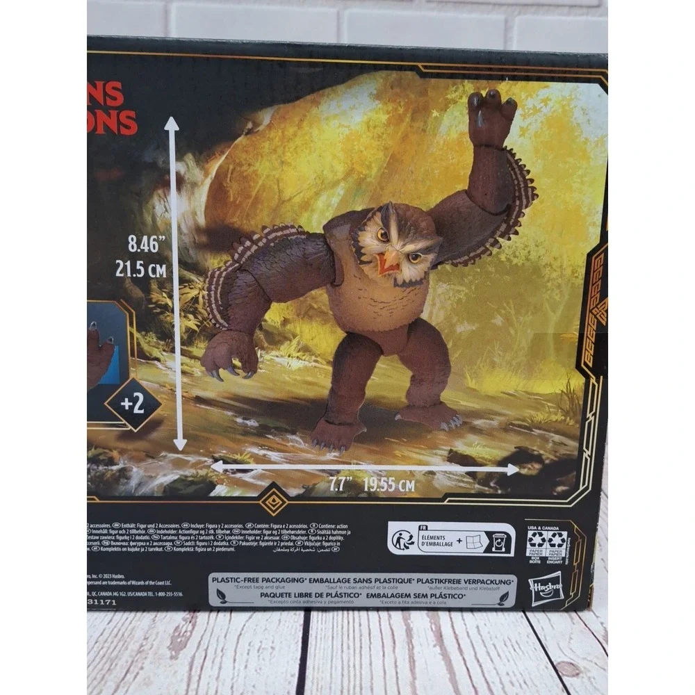 NIB Dungeons and Dragons Golden Archive Owlbear Action Figure