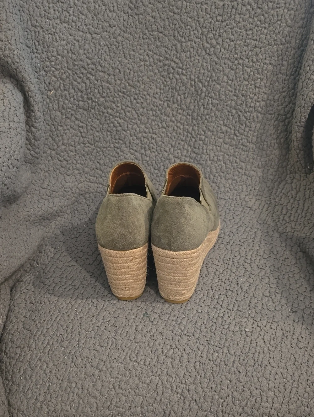 N/A olive suede
