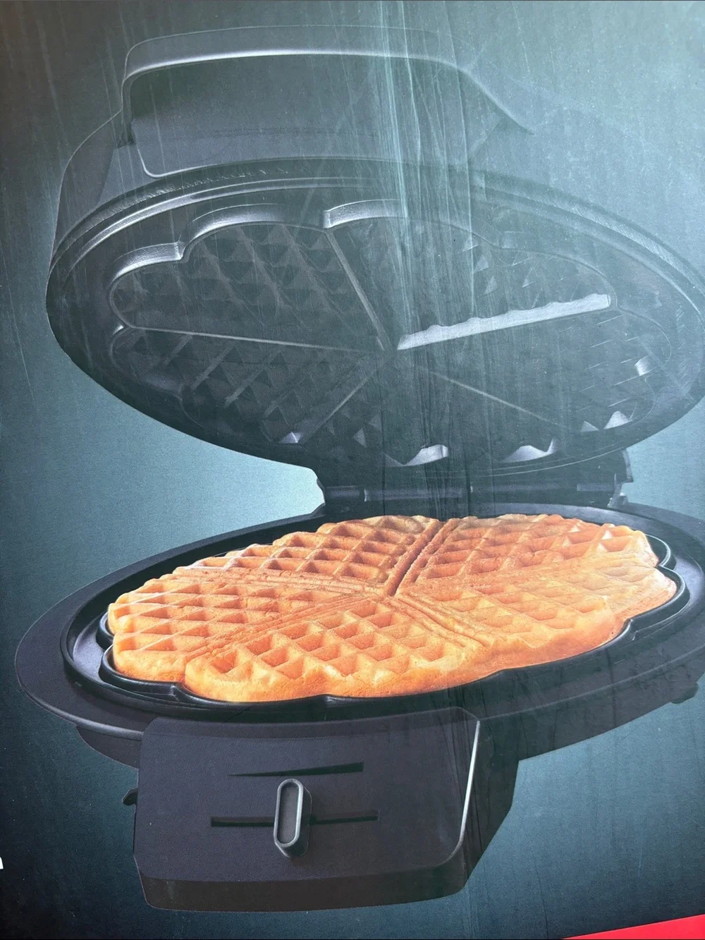 Mueller Heart-Shaped Waffle Maker 5 Mini Waffle Iron Nonstick NEW