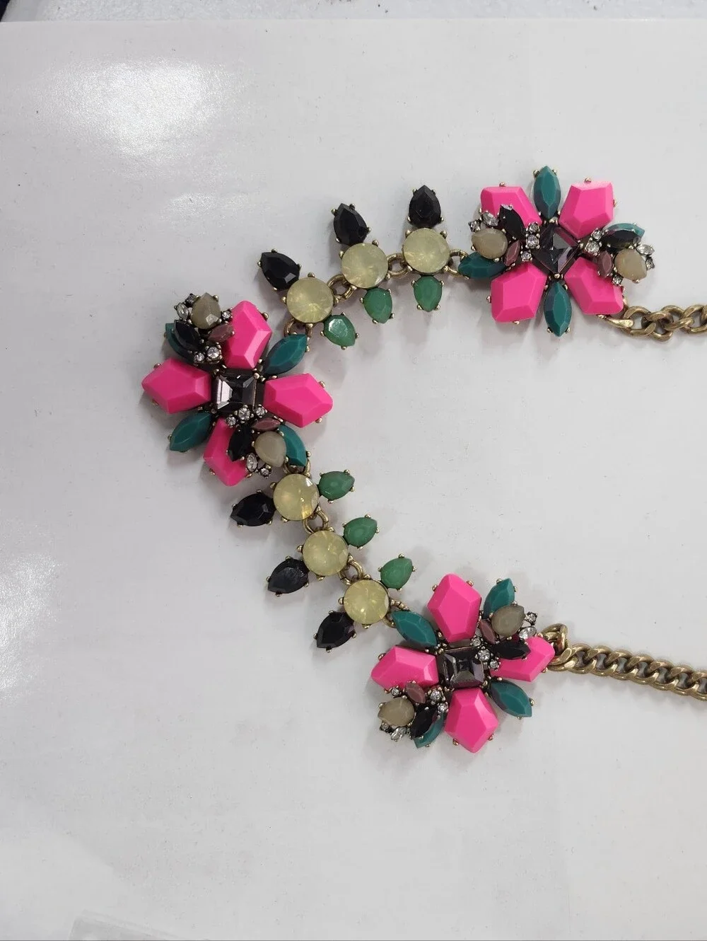 J Crew colorful statement necklace NWT