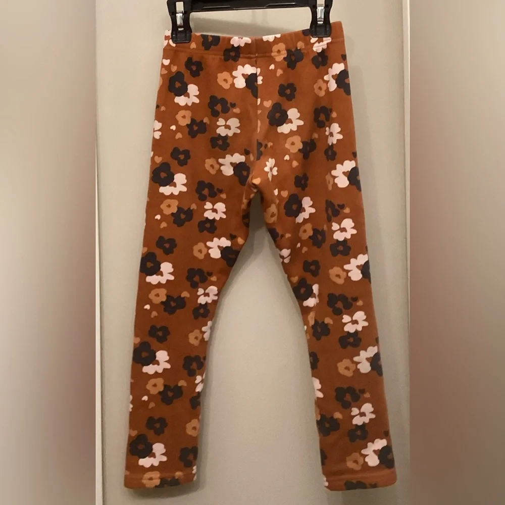 Carter's Brown Floral Print Kids Leggings