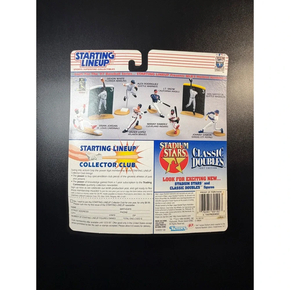 Kenner Starting Lineup 1997 Carl Yastrzemski Boston Red Sox Cooperstown Figure