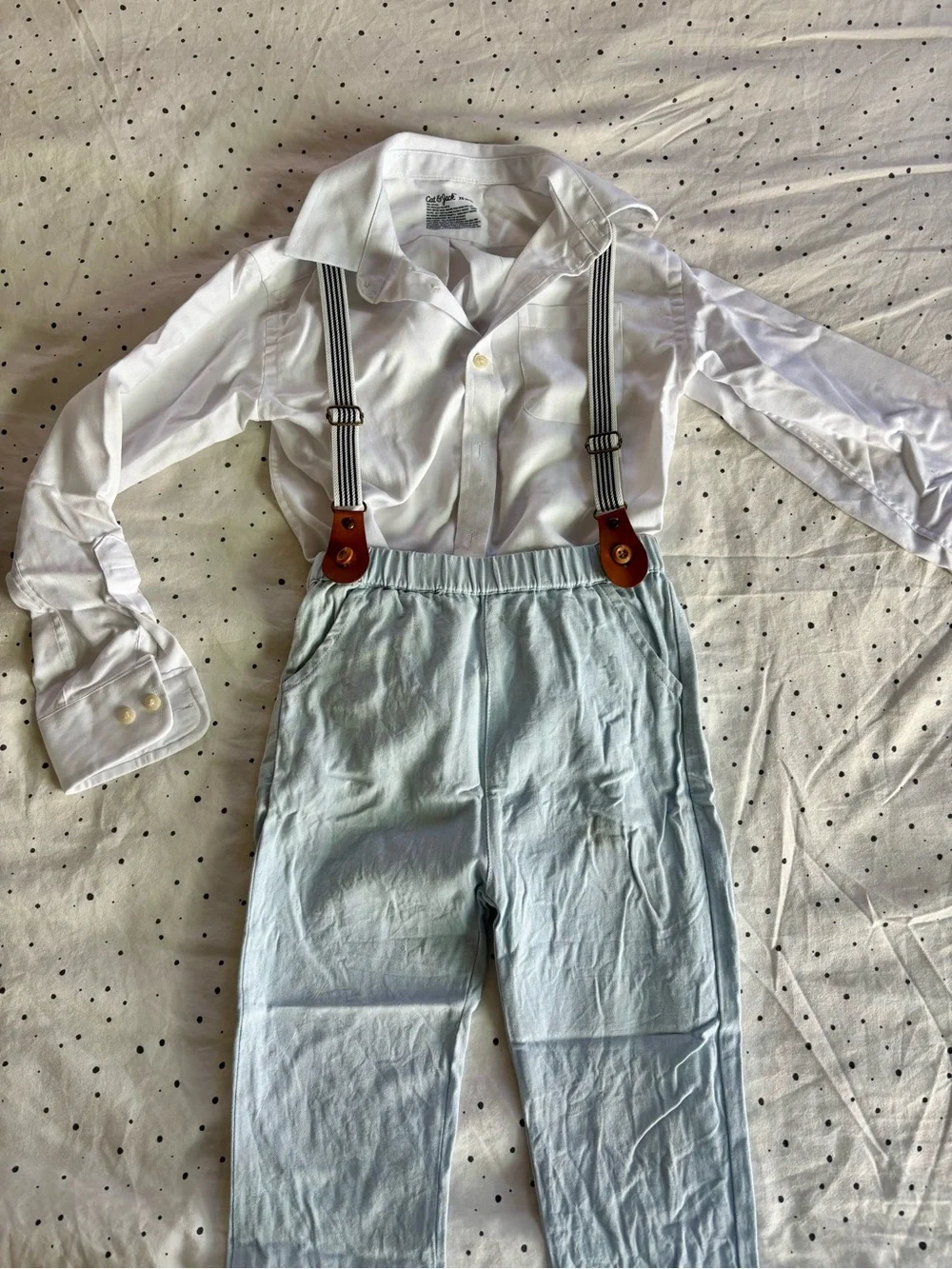 Olive + Cradle light blue