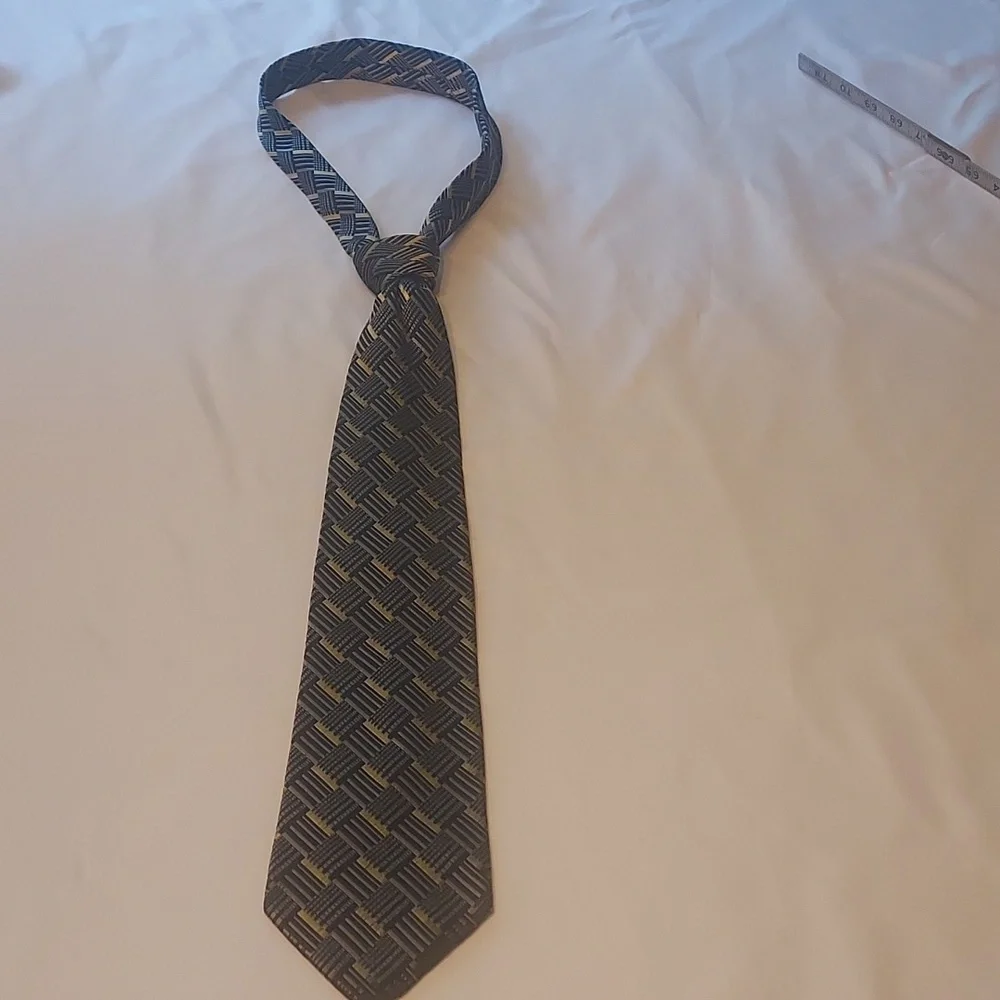 Umberto Frasier tie gray yellow