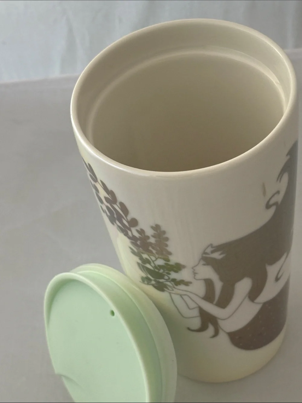 Starbucks ceramic travel