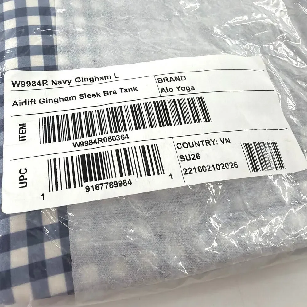 ALO Yoga airlift gingham