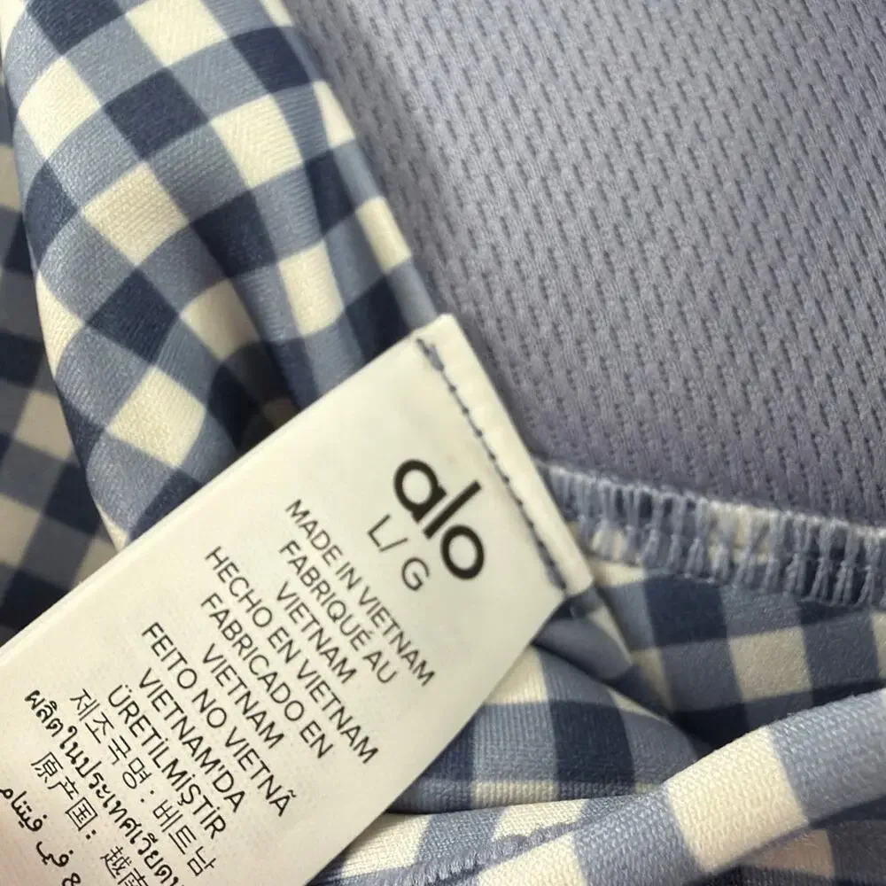 ALO Yoga airlift gingham