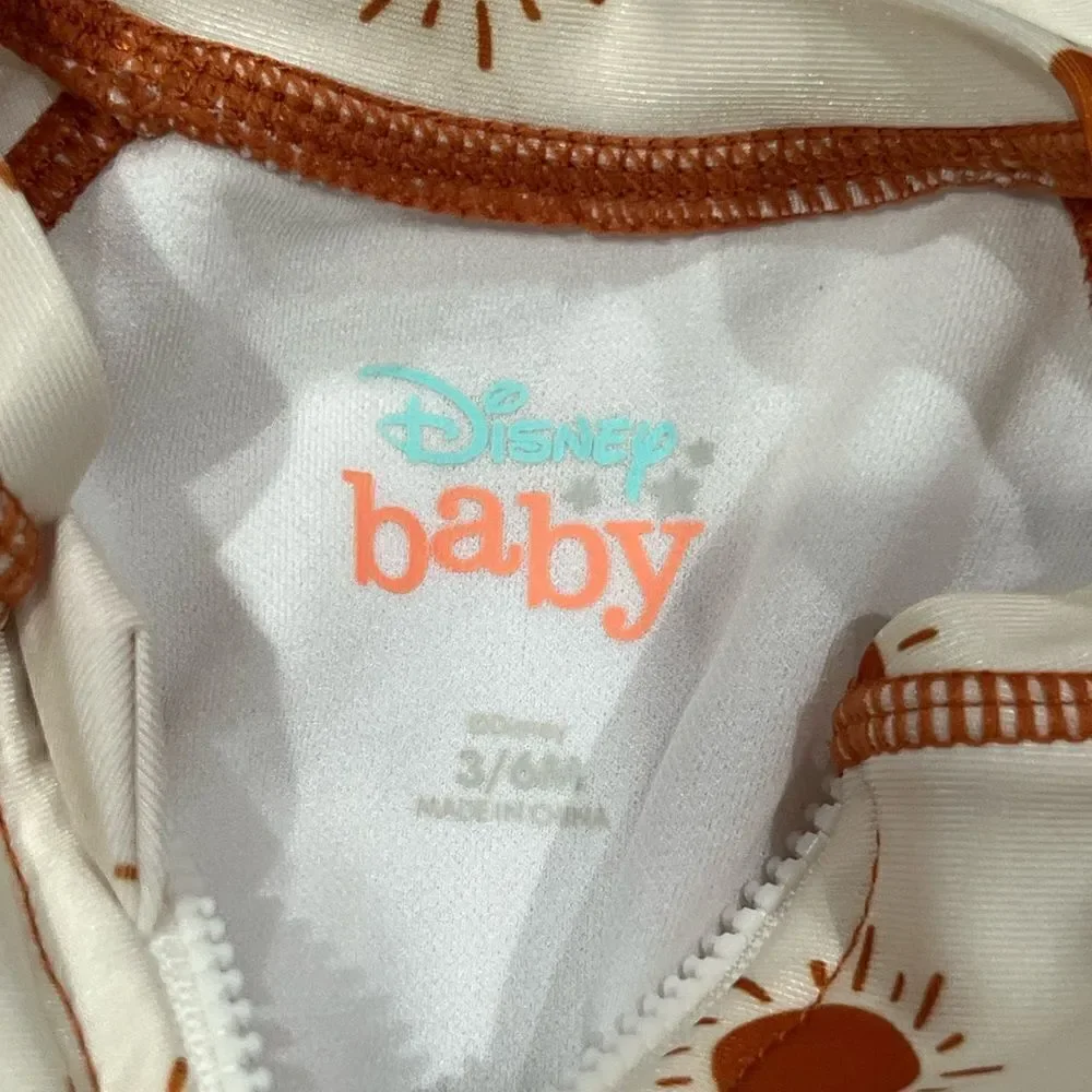 Disney Baby Pooh Swim Rash Guard Baby 3-6 Months Unisex