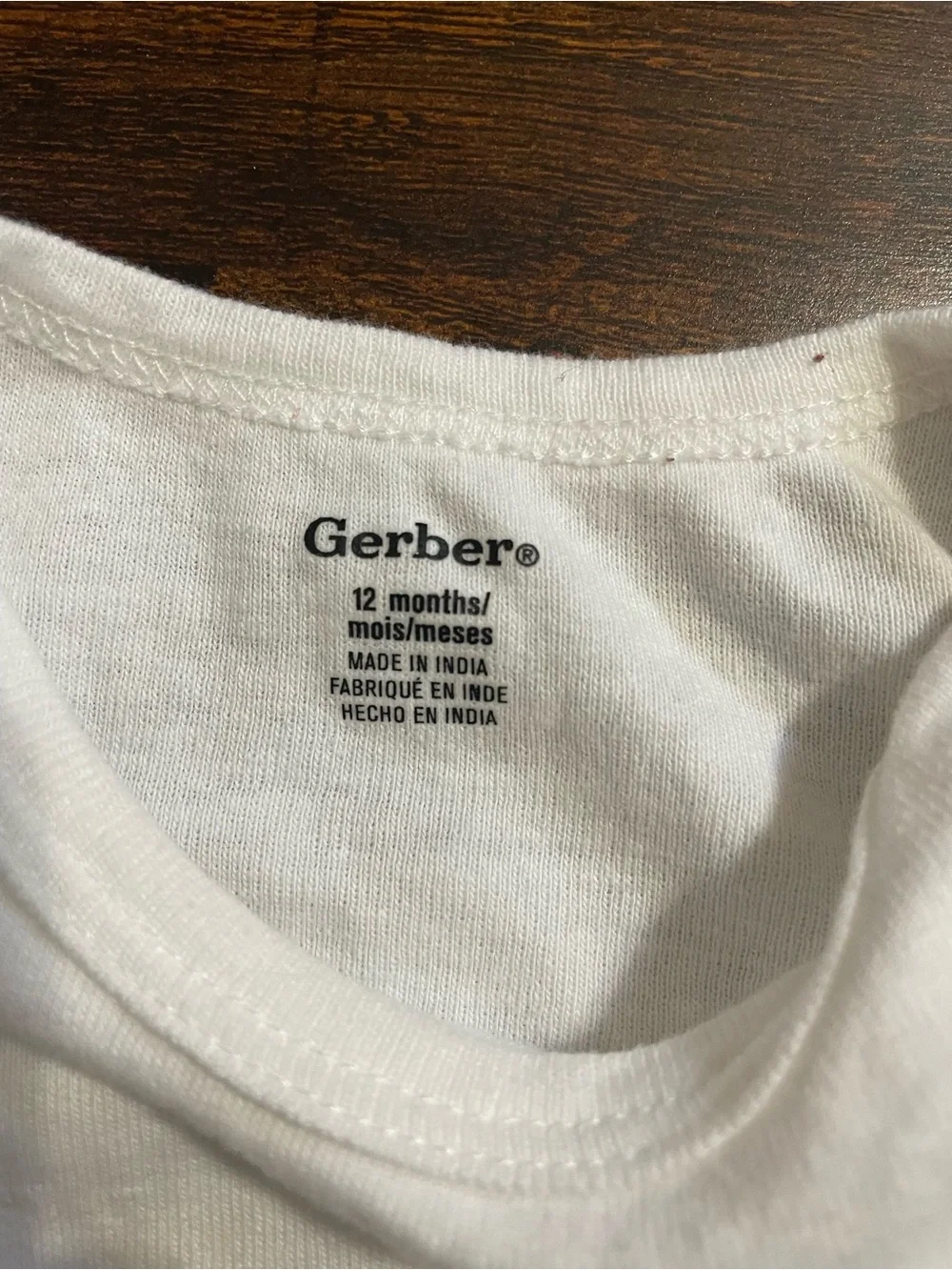 Gerber White Short-Sleeve Baby Bodysuit One-Piece